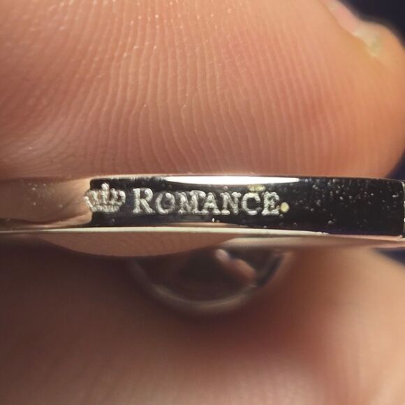 Romance Engagement Sterling Silver Ring Sz 6 - Picture 7 of 8